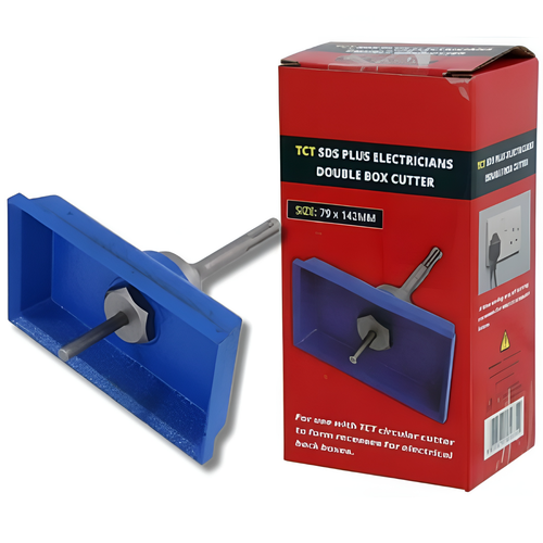Smart Socket Box Cutter TCT SDS Plus Circular Box Cutter–Electricians Tool for Single, Double ...