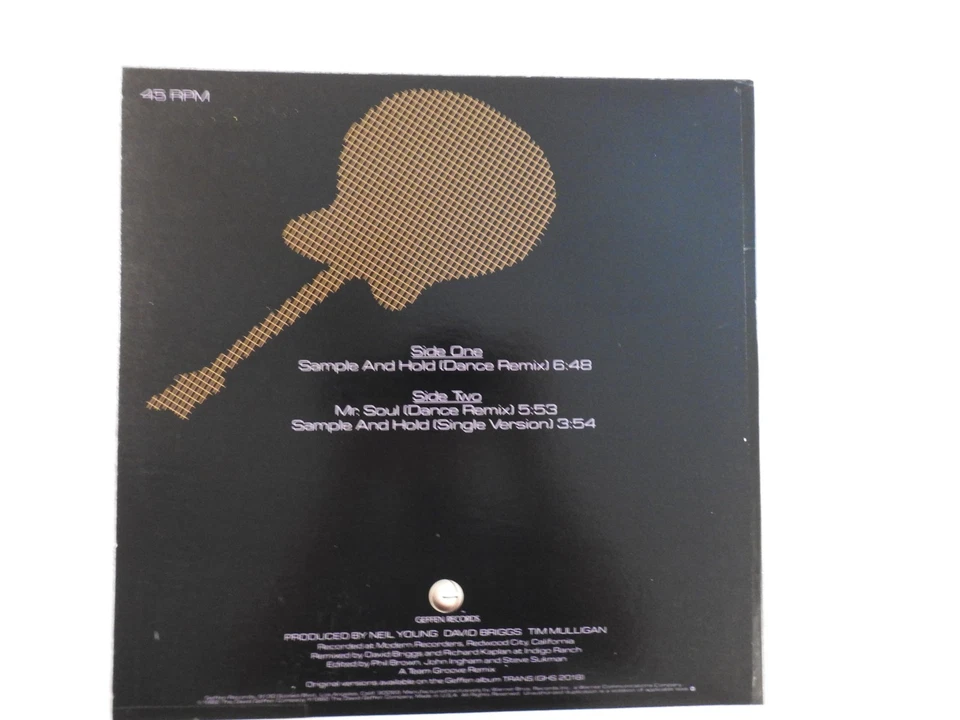 Neil Young "Sample and Hold/Mr. Soul" Pristine NEVER PLAYED 12" 45 RPM Vinyl! - Image 4 of 4