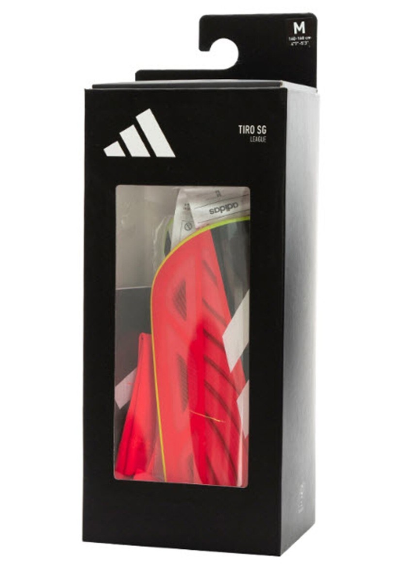 Adidas Men Tiro LGE Shin Guards Football Red Protector Soccer Shin