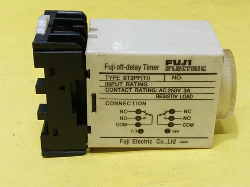   ST3PF(T1) Off-Delay Power Timer Relay With Base PF085A7 ST3PF T1 #A6-39