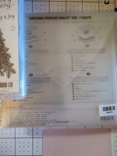 Juego de estampillas y troqueles listo para Navidad 144823 escalera delgada 144679 - Imagen 3 de 5