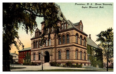 postcard Sayles Memorial Hall Brown University Providence Rhode Island A5812