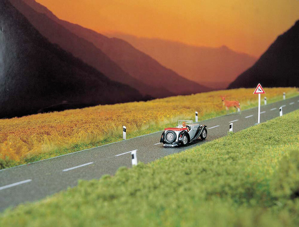 H0 Scale - Walthers Adhesive Film Asphalt Road - 1254 Neu