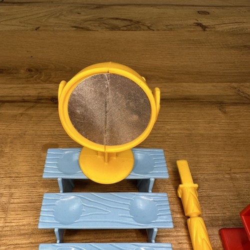 1976 Hasbro MICKEY MOUSE CLUB CLUBHOUSE Weebles Red Mailbox Blue Bench Spotlight - Picture 7 of 11