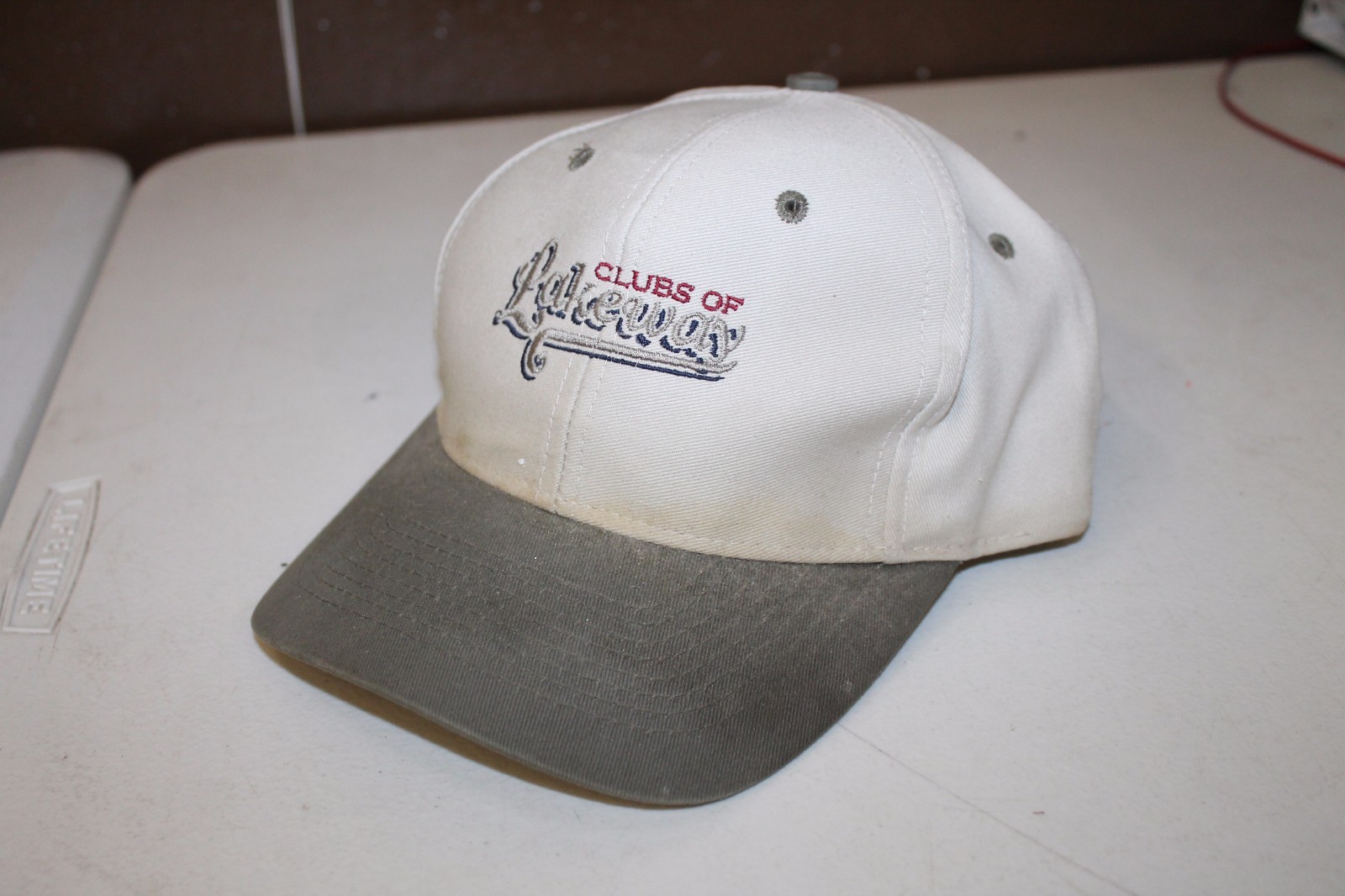 Clubs Of Lakeway Golf Club Austin Texas White Cap Hat Adjustable eBay