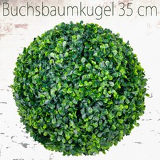 Buchsbaum Kugel Künstliche Pflanze Buxus Deko Ø35cm Innen/Aussen Decovego