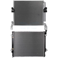 Radiator 2802 & AC Condenser 4369 Cooling Kit For 2012-15 Toyota Tacoma 4.0L V6