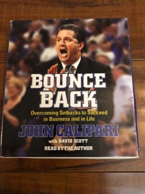 RARE Bounce Back John Calipari 5 CD Audio Book Kentucky Basketball
