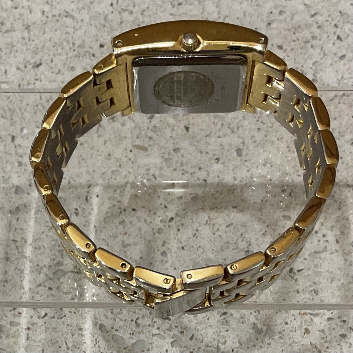 Prestige By Waltham Ladies Watch With Rhinestones Gold Clasp 