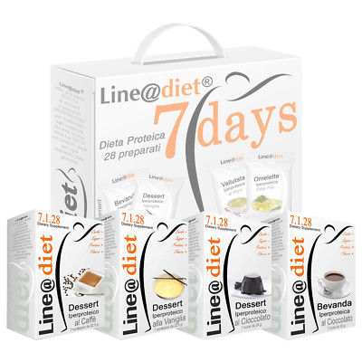 Diet Eiweiß Keto Komplette 7gg! Dimagrire-Alim. Proteine Fettverbrenner (Dolce )