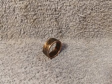1990 Kennedy Half Dollars size 11  coin ring handmade mixed metals A 