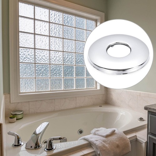 Wall Split Flange Escutcheon Cover Plate Shower Chrome Finish Stainless Steel - Picture 4 of 17