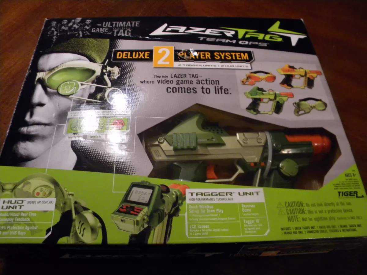 LAZER TAG Team Ops Deluxe 2 Player System NEW!