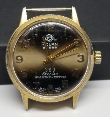 J0080 Rouan 360 Electra Wrist Watch, 1 Jewel, Working.