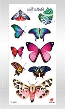 butterfly temporary tattoo wholesale face decor