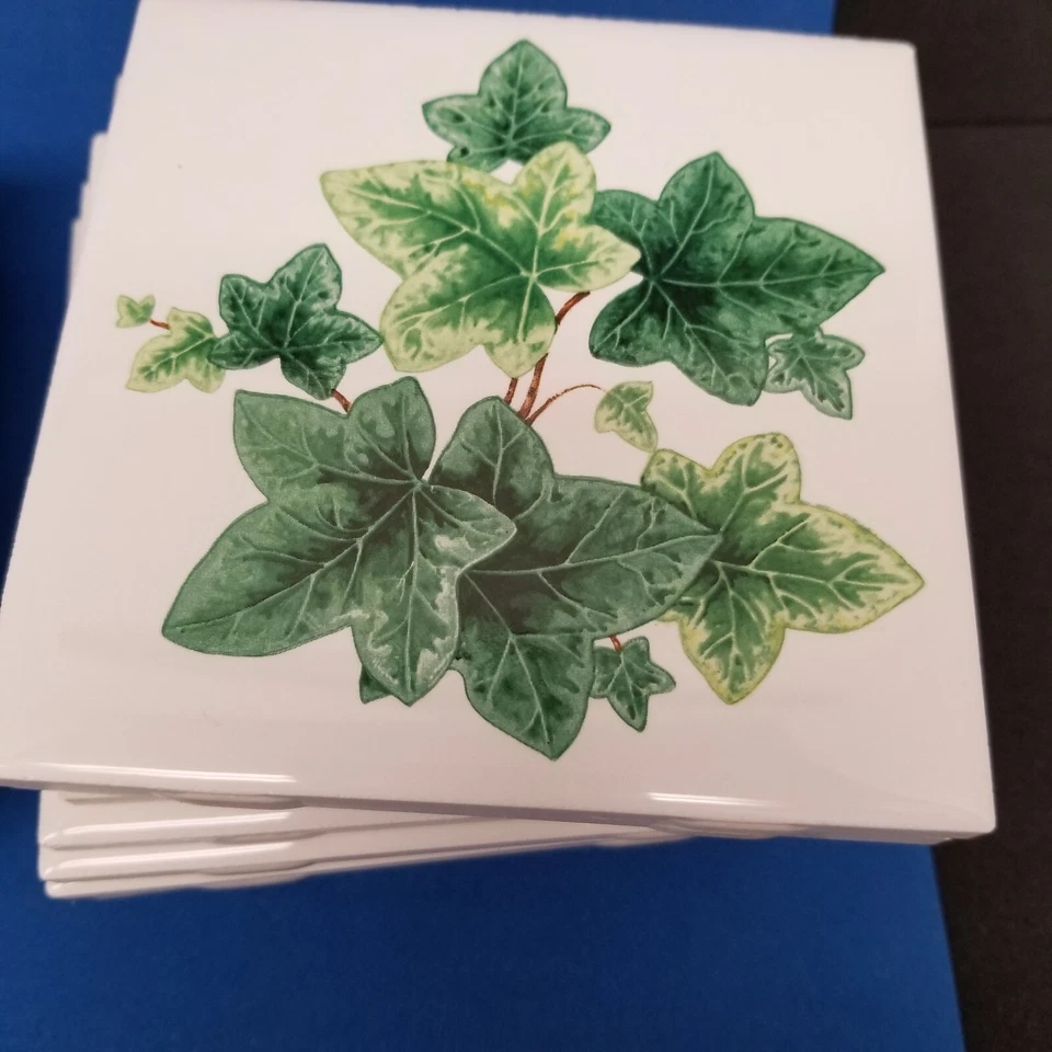 BananAppeal Antique Ivy 4 inch ceramic tiles 15 total - Image 3 of 4