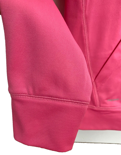 Nike Pink Therma-fit Sweatshirt Girls Size XS Pullover Hood Swoosh Just Do It - Picture 5 of 13