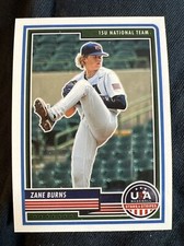 2023 Stars And Stripes Baseball Zane Burns #23 USA National Team 15U Panini