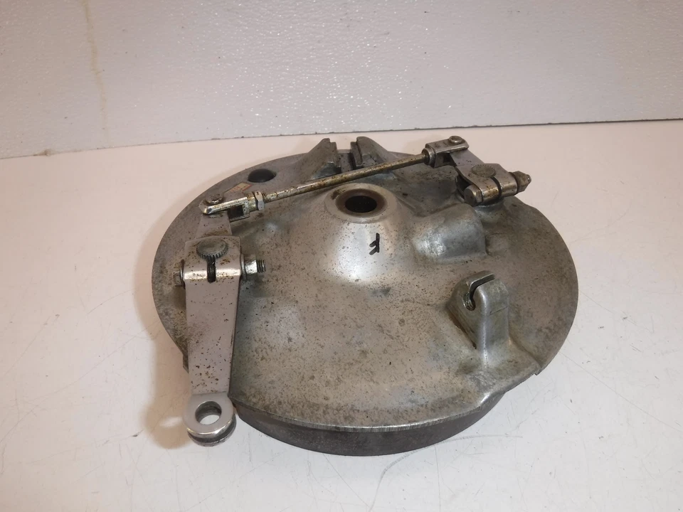 Yamaha rd200 1974 freno delantero placa de buje zapata soporte tambor  Foto 4 de 4