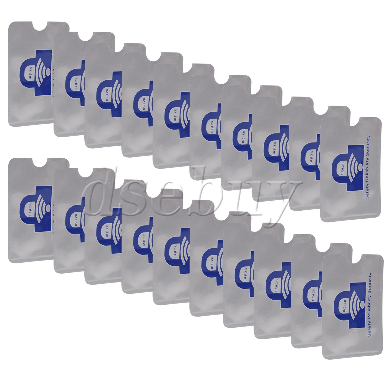 20Pieces RFID Blocking Sleeves Cards Holders Secure 3.58x2.48inch for Wallet