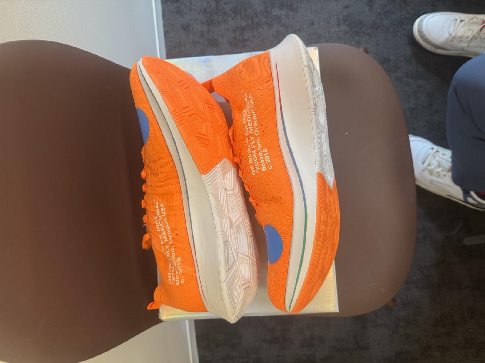 Off White X Nike Zoom Fly Mercurial taglia 13 LEGIT AUTENTICANO