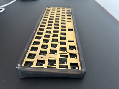 KBD67v2 MKII Mechanical Keyboard DIY KIT in Black Polycarbonate