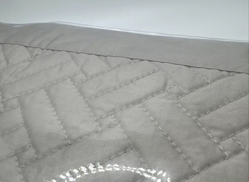 Sham Ralph Lauren European Linen Greenwich Vintage Silver MSRP $145 Brand New - Picture 4 of 8