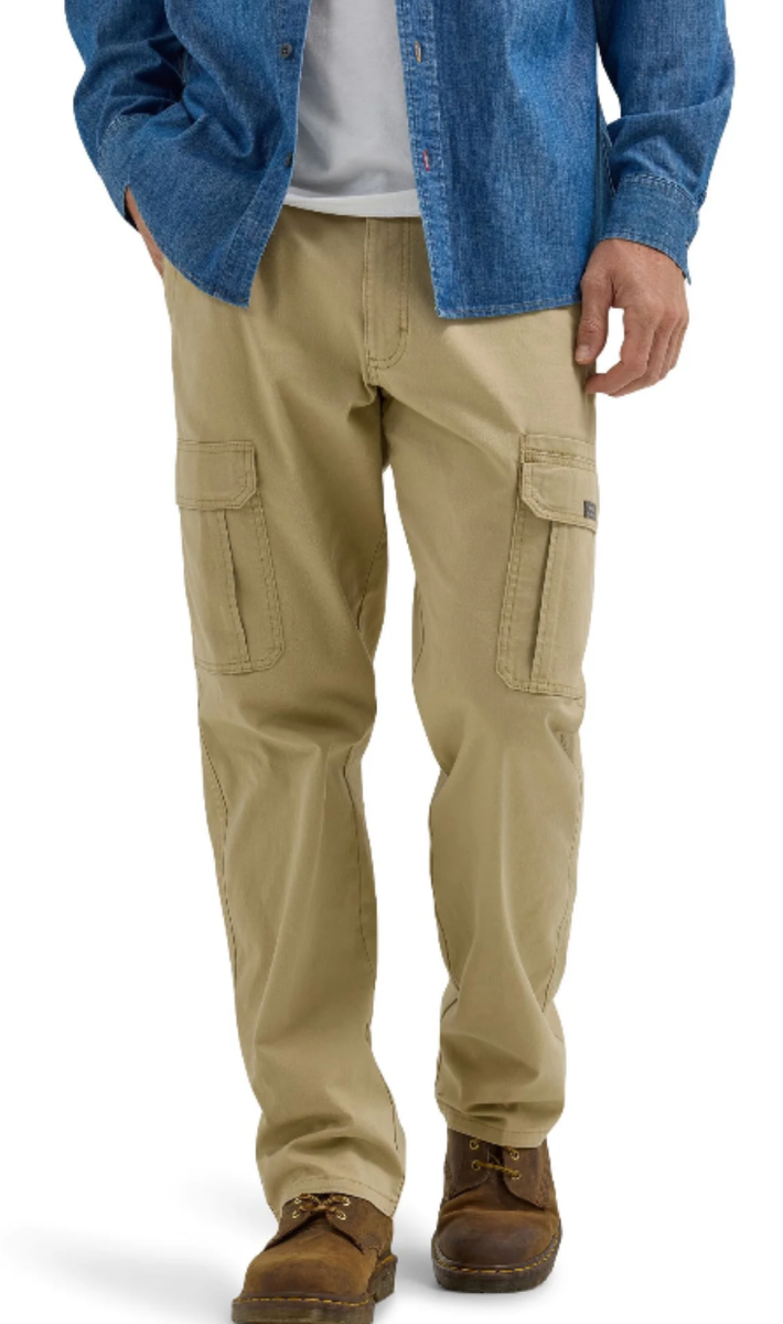 Mens Wrangler Relaxed Fit Cargo Pants w/ Stretch CHOOSE SIZE