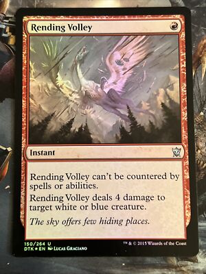 1x Foil Rending Volley (150) Dragons of Tarkir LP MTG Magic the