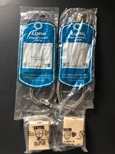 Lot of 4 Lynn Electronics Wall Cords and Suttle Modular Jacks