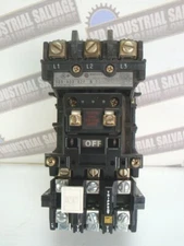 ALLEN-BRADELY - Full Voltage Starter 509-AOD-A2F , 120V at 60Hz, Size 0, 3 Ph