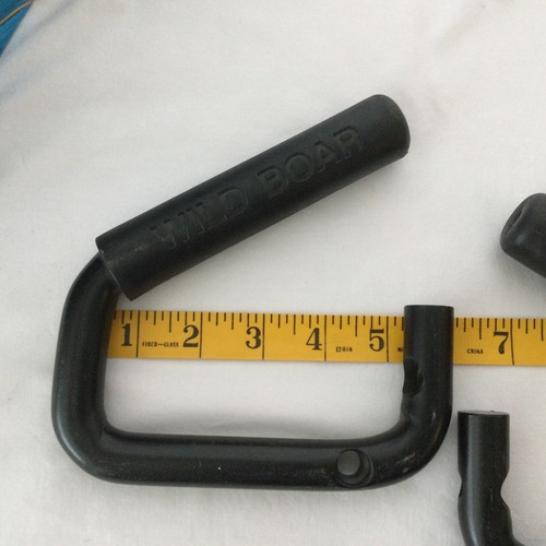 Black Wild Boar Jeep Wrangler Front Grab Bar Handles DD-NY789 Set 2 No Hardware - Picture 2 of 6