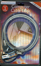 Lock  Key Laptop Computer 4mm Strong Durable Steel 6 ft L Cable in U.S. B4-A5