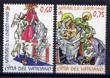 VATICAN Sc#1513-4 2012 Christmas MNH