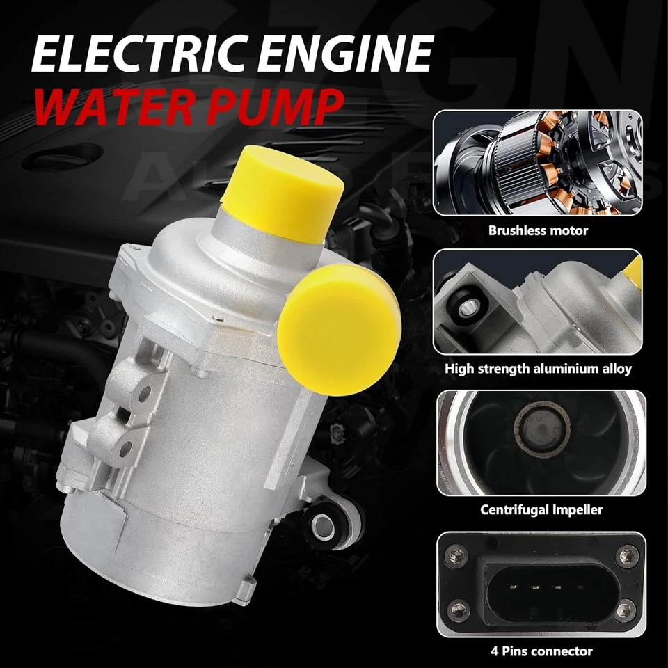 BMW X5 xDrive30i 2007–2010 E70 Electric Water Pump for Engine Cooling Repair Foto 4 de 4