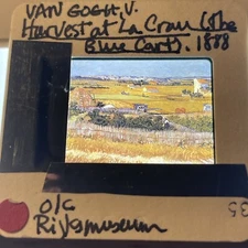 Vincent Van Gogh "Harvest At La Crau” Post-impressionism 35mm Art Slide