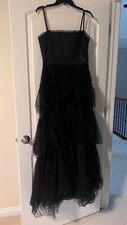 Brand New with tags Black Size 12 Prom Dress never worn still in garment bag