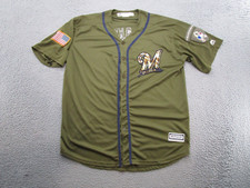 Lorenzo Cain #6 Milwaukee Brewers MLB Men’s Sewn Salute to Service Size XL