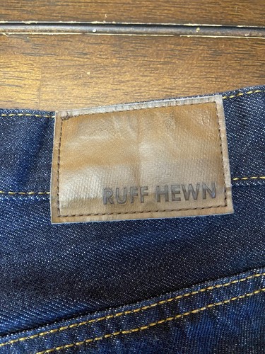 RUFF HEWN Mens Relaxed Fit Denim Blue Jeans Size 32x32 | Never Worn | FAST SHIP - Picture 4 of 5