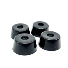 1 1/2" Wide Base x 5/8" Tall Rubber Feet Bumpers Heavy Duty Equipment Machinery
