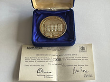 👍1974 CHINA BRITAIN EXHIBITION SILVER MEDAL NUMBER 366 WITH CERTIFICATE中英友好银章⭐⭐