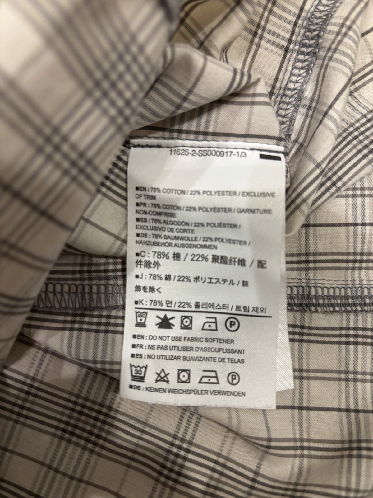 Arc'teryx Camicia Uomo Media Manica Corta Bottoni Plaid Tasca Camicia