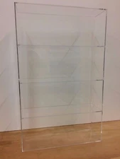DS-Acrylic Lucite Countertop Display Case ShowCase Box Cabinet 14 x 4 1/4 x 23"h