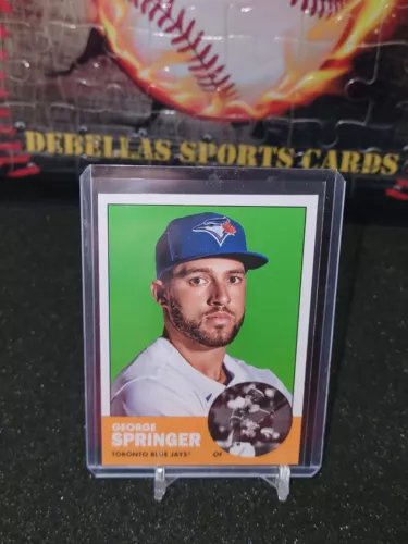 2022 Topps Archives Background Replacement Variation George Springer 