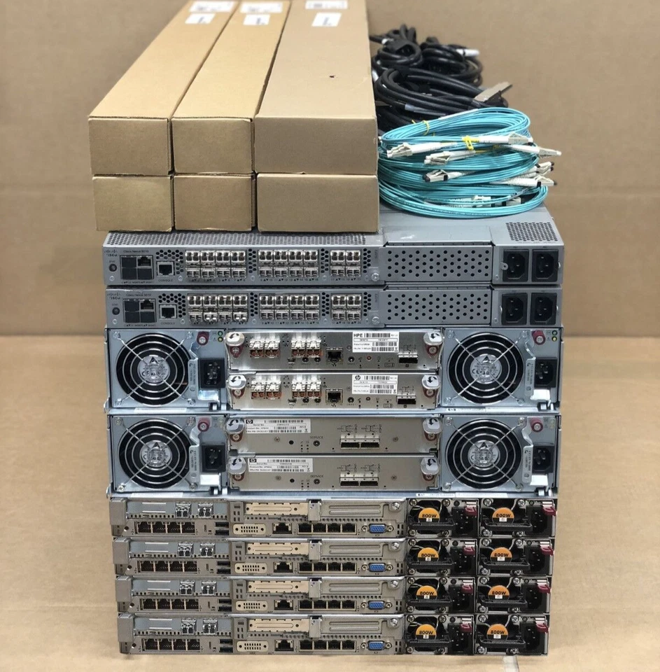 HP MSA 2040 DL360 Gen9 12TB SSD & SAS 10Gbit iSCSI 80-Core 1TB SAN Solution - Image 2 of 2