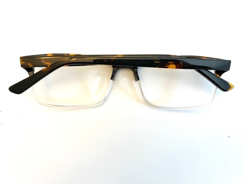 Robert Mitchel Eyeglasses RMXL 20214 59-18-155 TORTOISE CRYSTAL No Lenses - Picture 2 of 3
