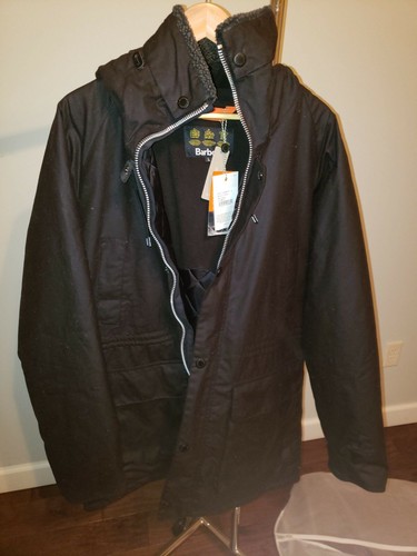 J.Crew X Barbour Fenton Wax Jacket Coat 