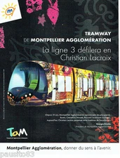 ADVERTISING 125 2007 TAM tramway Montpellier by Christian Lacroix