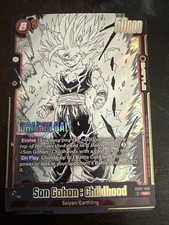 Son Gohan : Childhood SB02-008 SR MANGA BOOSTER 02 Dragon Ball Super TCG NM