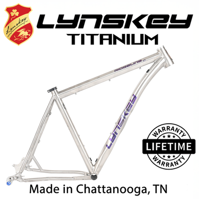 Lynskey マウンテンバイクフレーム チタン製27.5インチMサイズ MountainBike Frame Singlespeed or Geared Designed for 120mm Fork